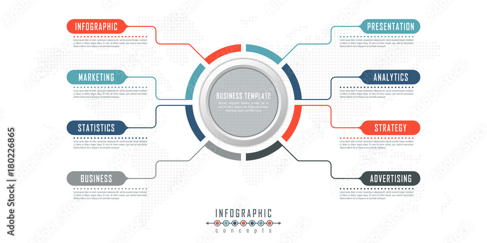 Infographic timeline template can be used for chart, diagram, web design, presentation, advertising, history. Vector infographic illustration Infographic timeline template can be used for chart, diagram, web design, presentation, advertising, history. Vector infographic illustration
