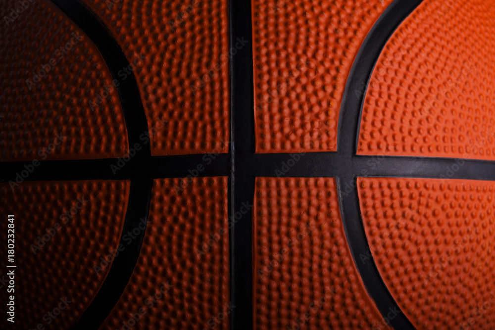 Obraz premium Basketball ball, studio shot
