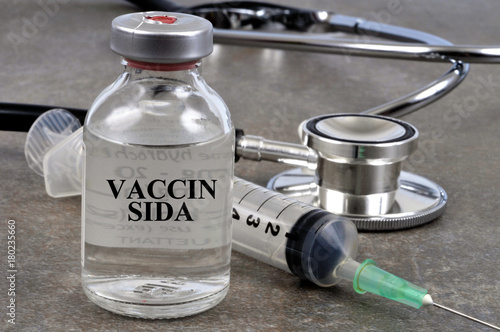Billede på lærred Vaccin sida