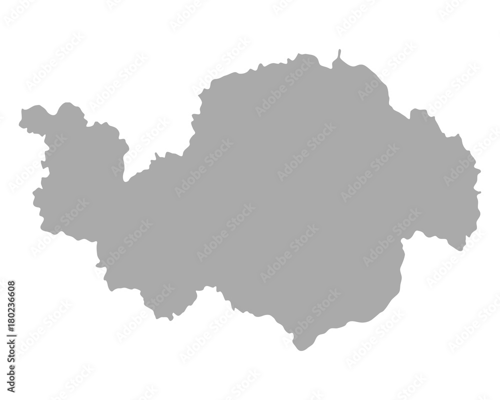 Karte von Niederbayern