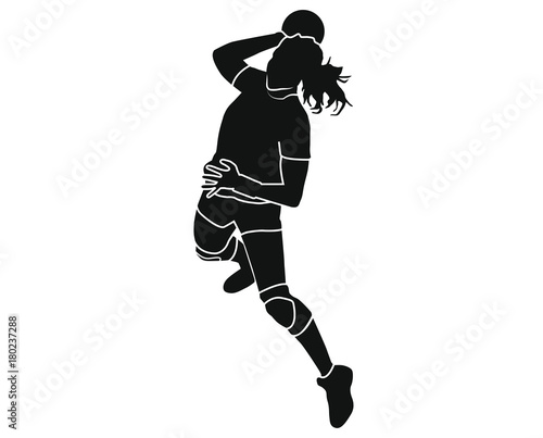 Handballeuse