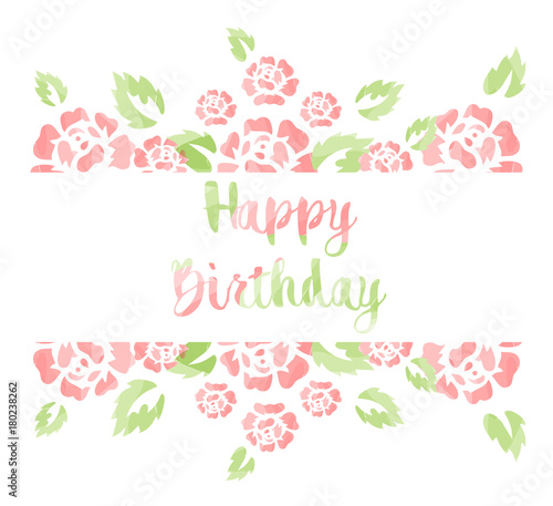 Happy Birthday invitation
