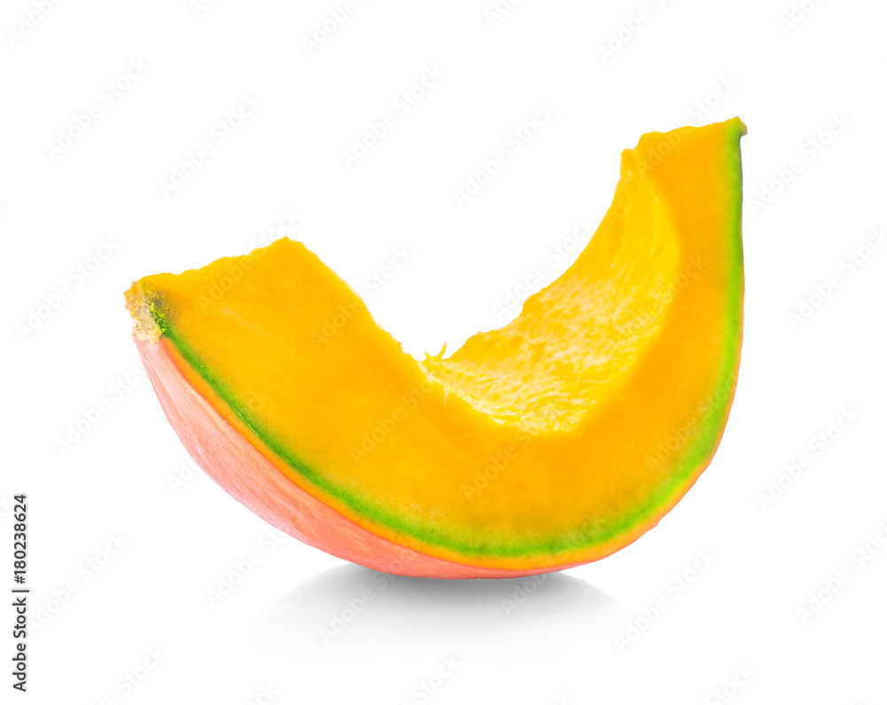 Japanese pumpkin on a white background. Japanese pumpkin on a white background.