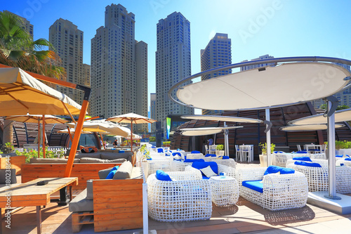 Photography Marina bay district in Dubai