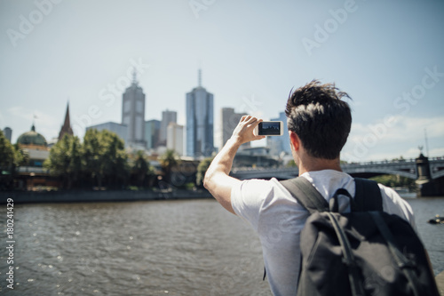 Taking A Photo Of Australia Cityscape