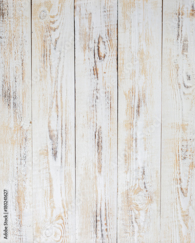 White wood background pattern with high resolution. Top view Copy space
