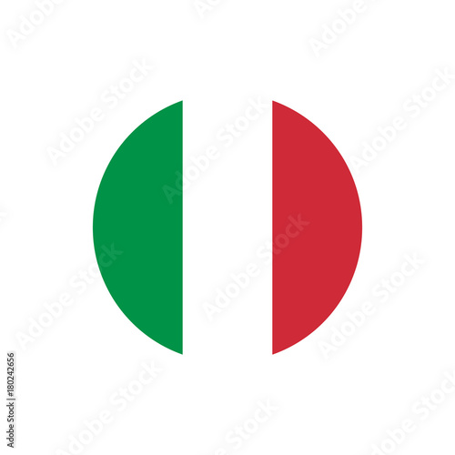 Italy flag, official colors and proportion correctly. National Italian flag. Vector illustration