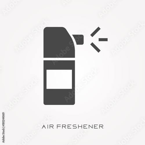 Silhouette icon air freshener