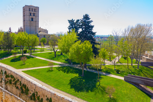 Famous Cathedral of the Savior, in Zamora, Spain