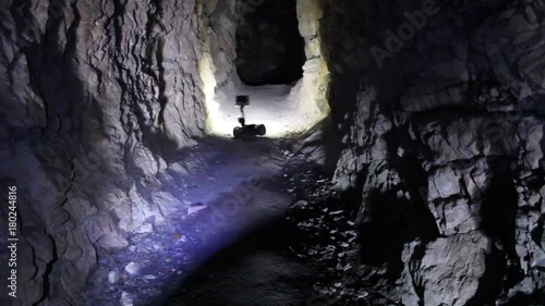 Robot in miniera per ispezione