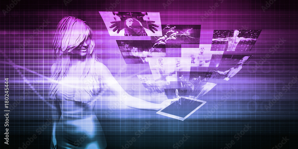Obraz premium Computer Network