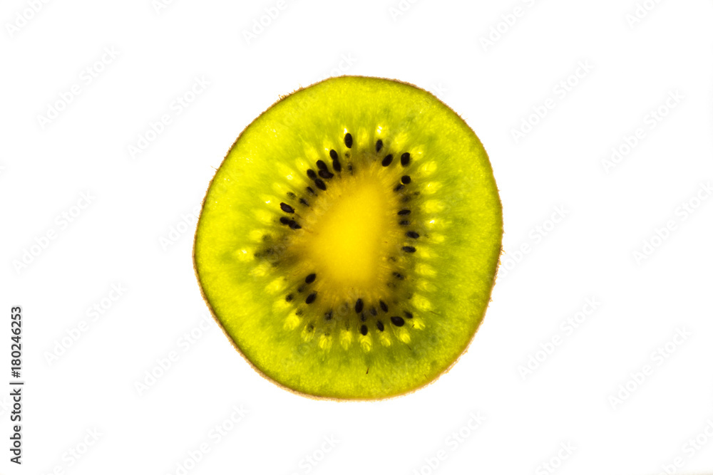 fresh slice kiwi fruit isolated on white background fresh slice kiwi fruit isolated on white background
