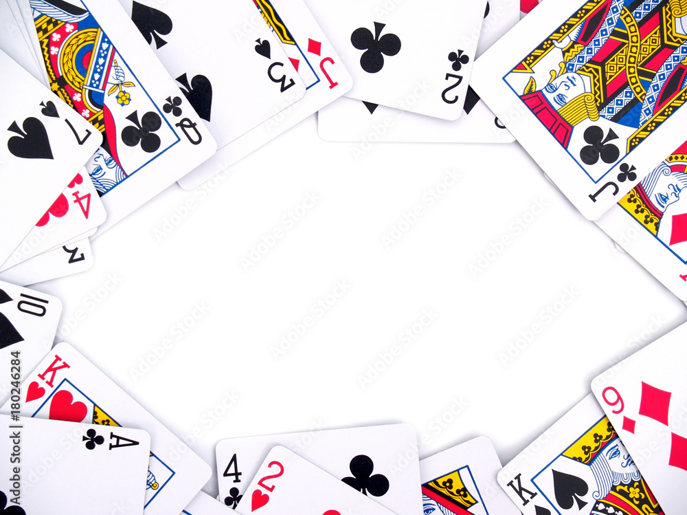 Playing Card Frame Stock Photo | Adobe Stock