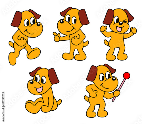 犬　５ポーズ