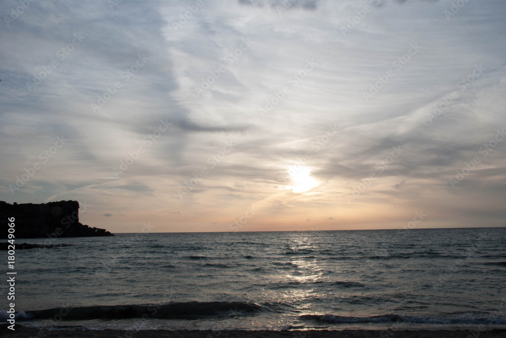 Mediterranean Sea in front of the island of Carloforte, Sardinia - Italy Mediterranean Sea in front of the island of Carloforte, Sardinia - Italy
