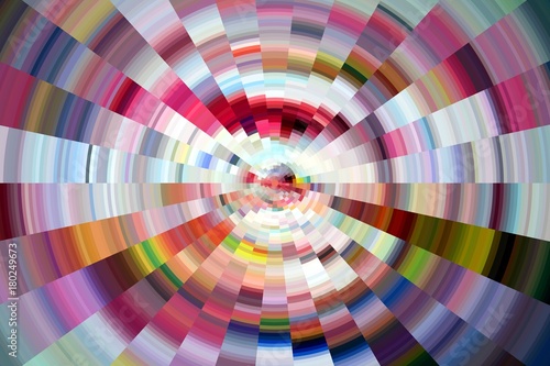 Hypnotic colorful abstract background with squares  diamond like design