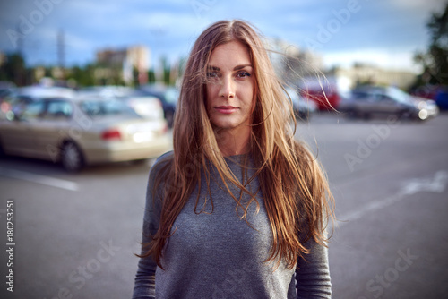 woman face outdoor portrait