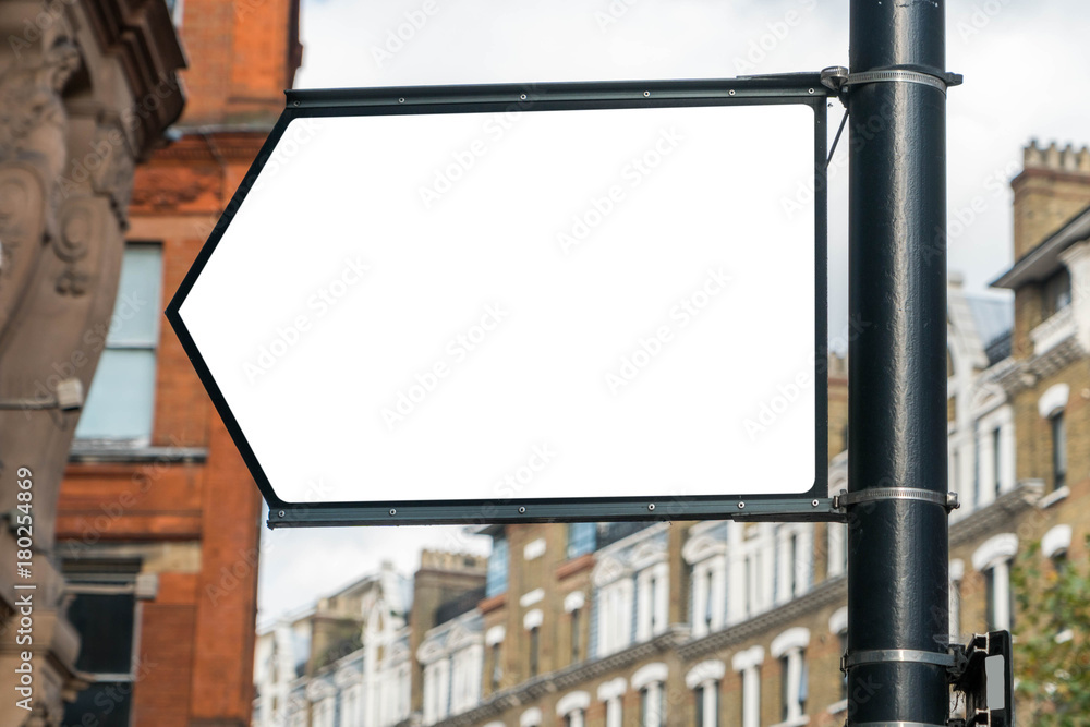 Blank traffic sign Blank traffic sign