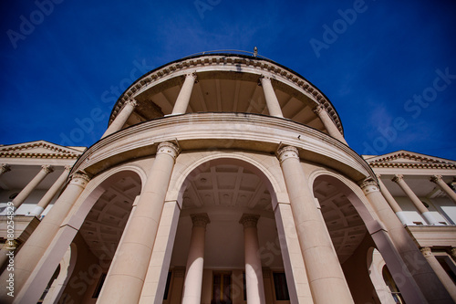beautiful building with columns