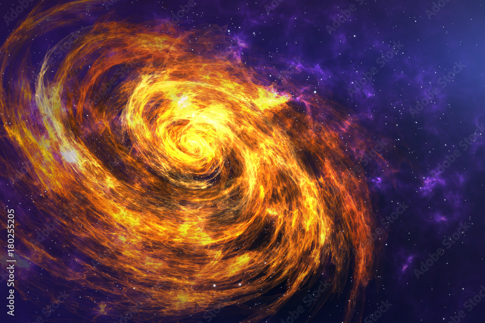 Obraz premium Beautiful space background