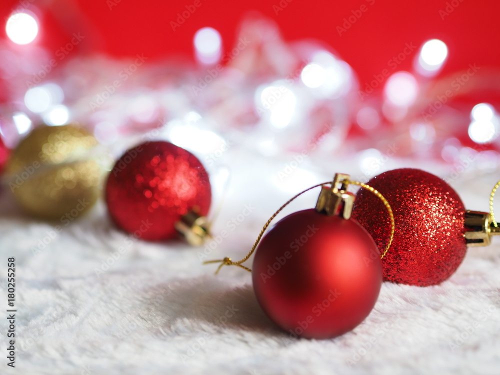 Christmas ball decoration on red background,Christmas background concept. Christmas ball decoration on red background,Christmas background concept.
