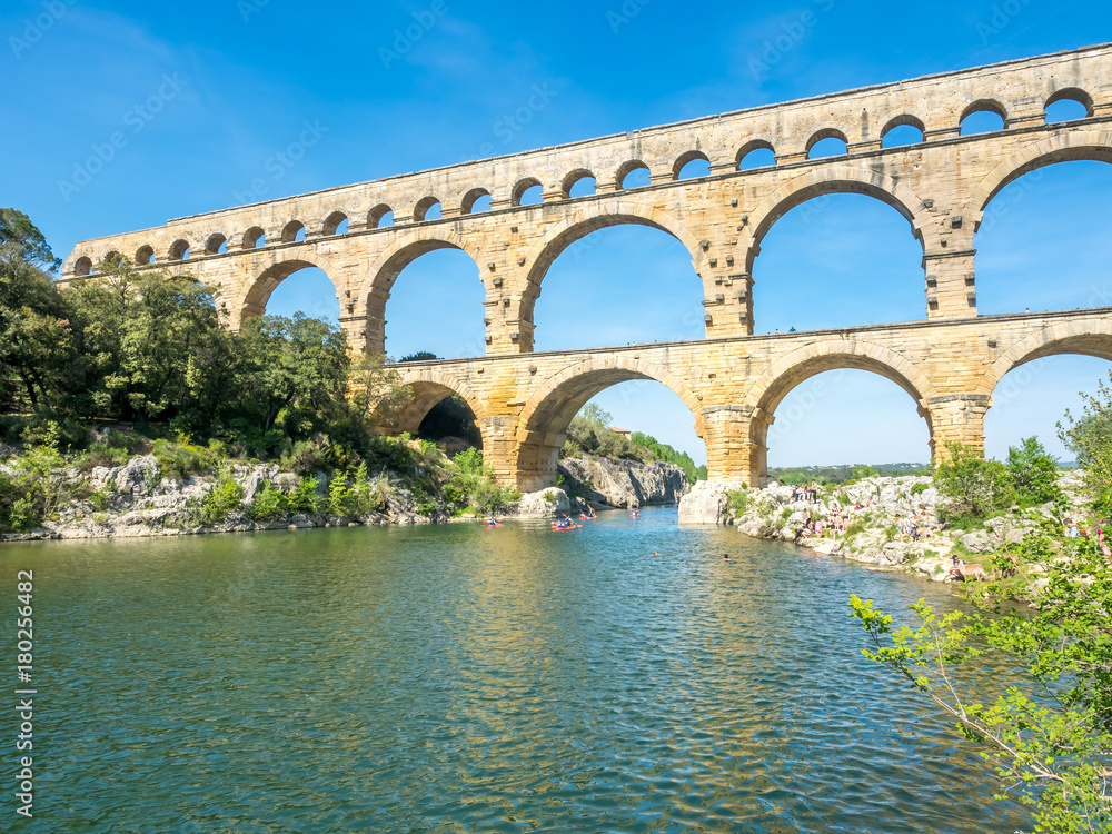 Pont du Gard in Nimes, France