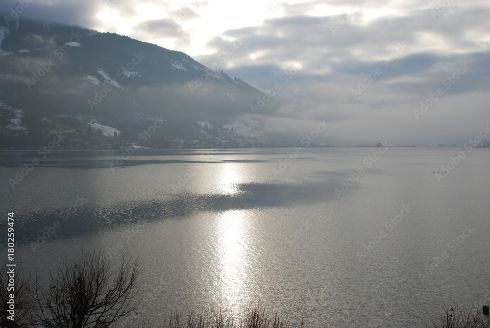Fototapeta premium Zeller_See lake. Zell am See, Austria