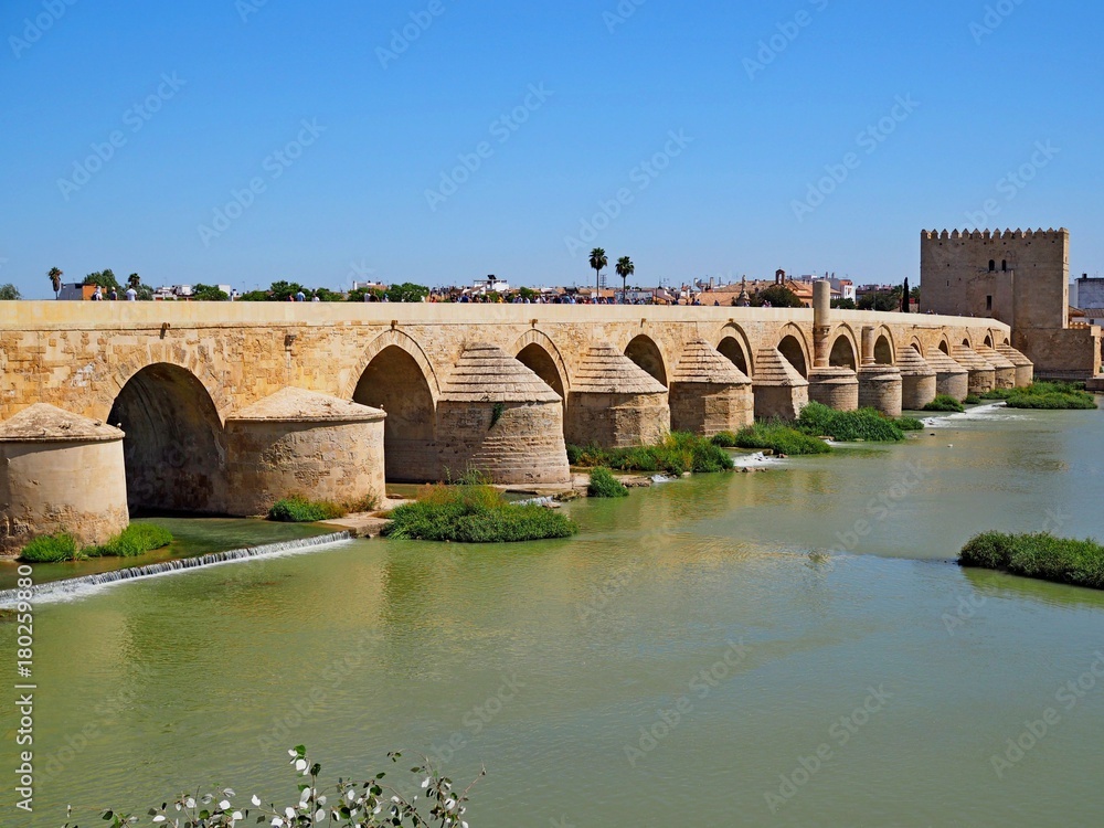 Roman bridge in Cordoba Spain