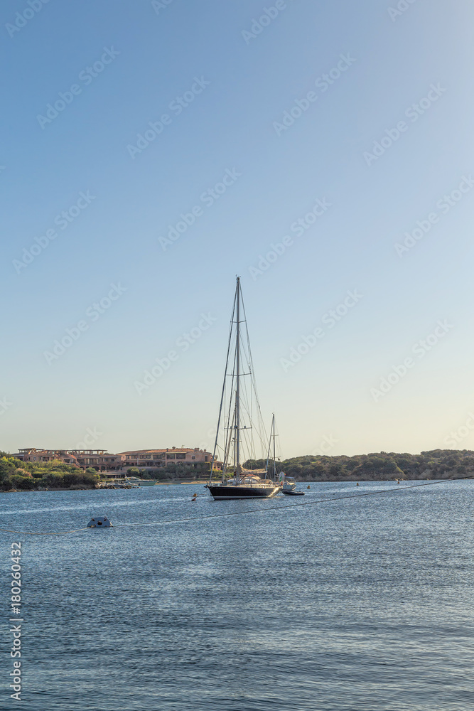 Yachts in the port.