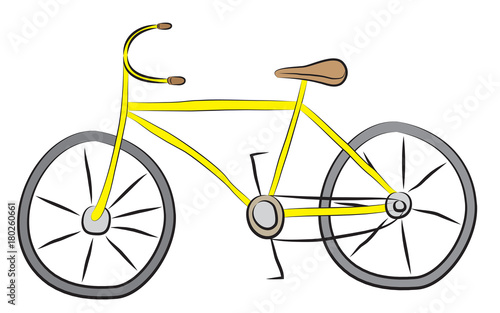 Bicycle, vehicle on two wheels