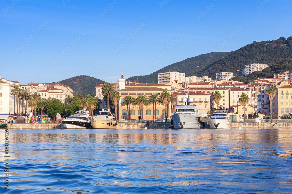 Ajaccio, cityscape in summer, Island Corsica