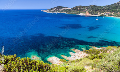 Coastal landscape of South Corsica