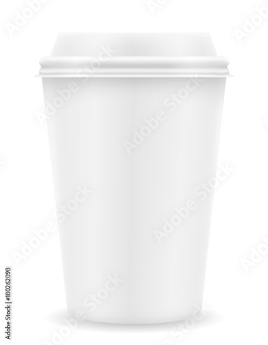 paper cup for coffee stock vector illustration