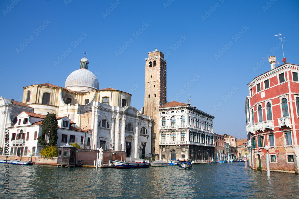 Venedig - Kirche San Geremia vom Wasser aus