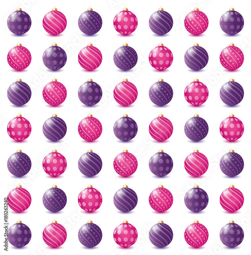 Papier peint boules de Noël-2
