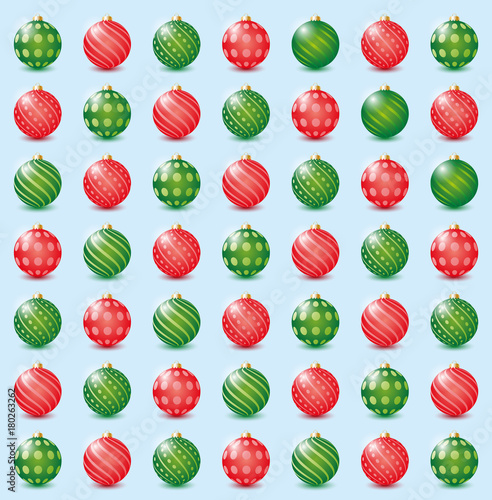 Papier peint boules de Noël-3