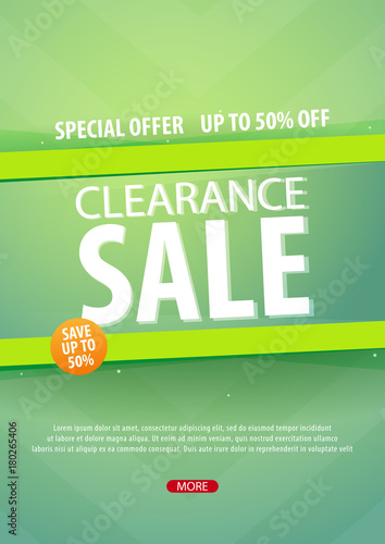 Sale poster or Flyer design. Discount background for the online store, shop, promotional leaflet, poster, banner. Vector illustration.
