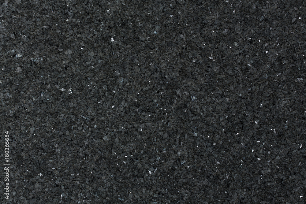 Black granite texture. close up.