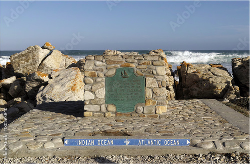 アフリカ大陸最南端のアグラス岬