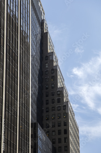 Skyscaper Wall in New York,...