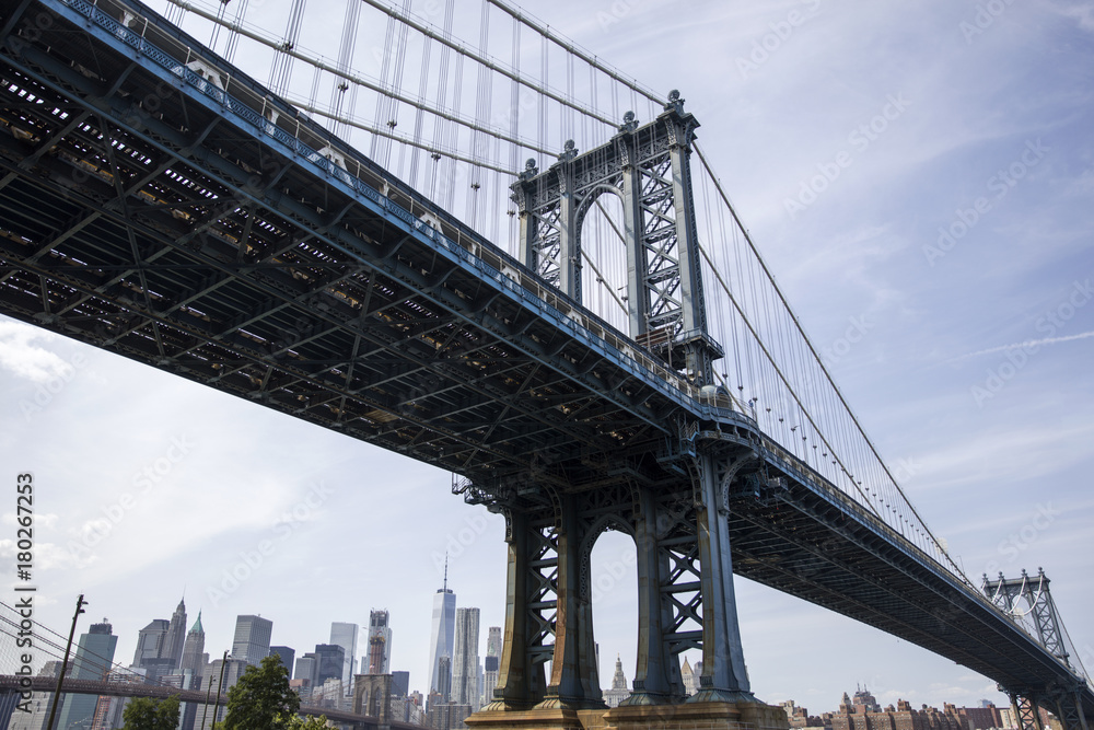 Fototapeta premium Manhattan Bridge in New York City