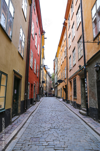Street in Gamla Stan  Stockholm  Sweden