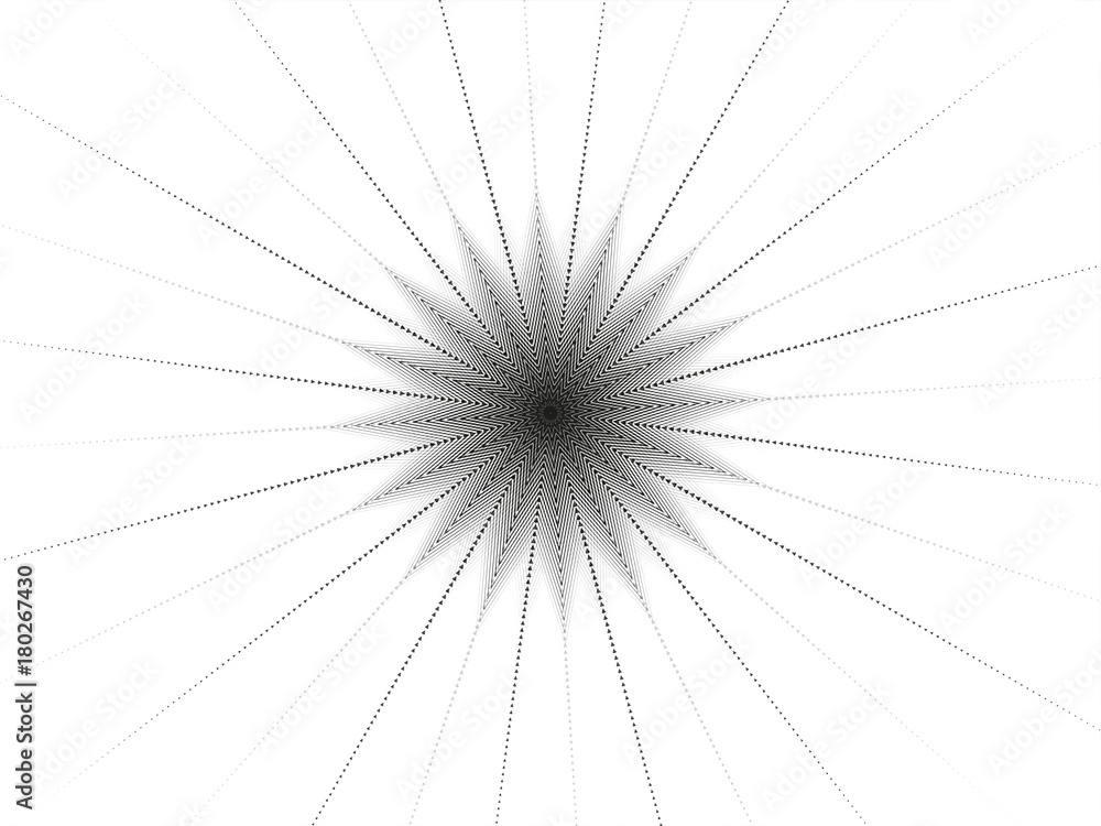 Obraz premium Abstract pattern. Vector illustration. Black and white image on a white background.