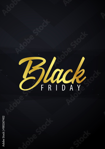 Black Friday Sale poster or Flyer. Discount background for the online store, shop, promotional leaflet, poster, banner. Vector illustration.