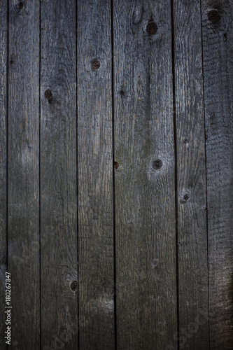 Old weathered planks texture with rusty nails.