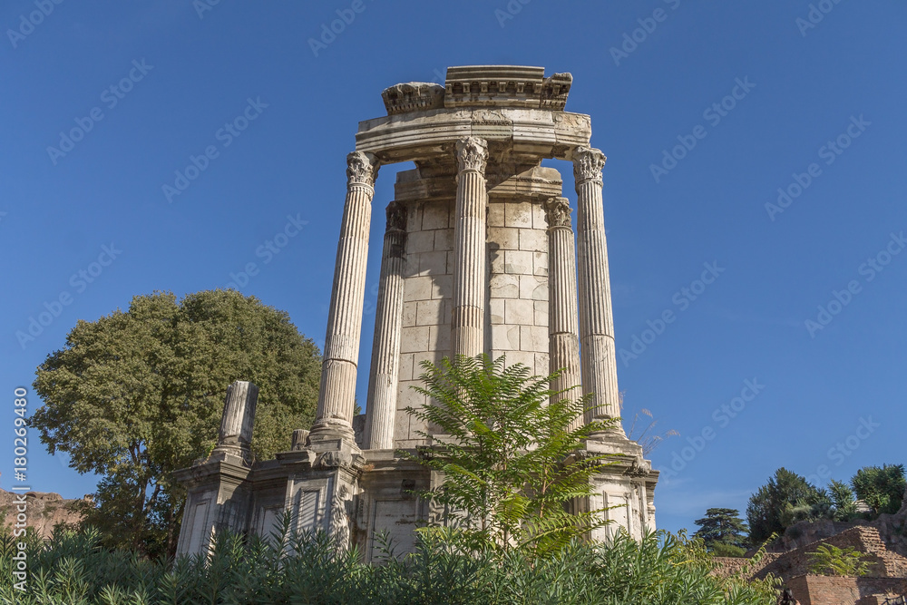 Ancient roman ruins at Roman Forum