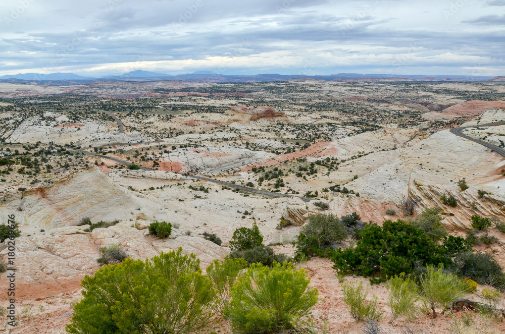clouds over Kaiparowits Plateau from Head of the Rocks Overlook on Utah Scenic Byway 12
Grand Staircase Escalante National Monument, Garfield County, Utah, USA
