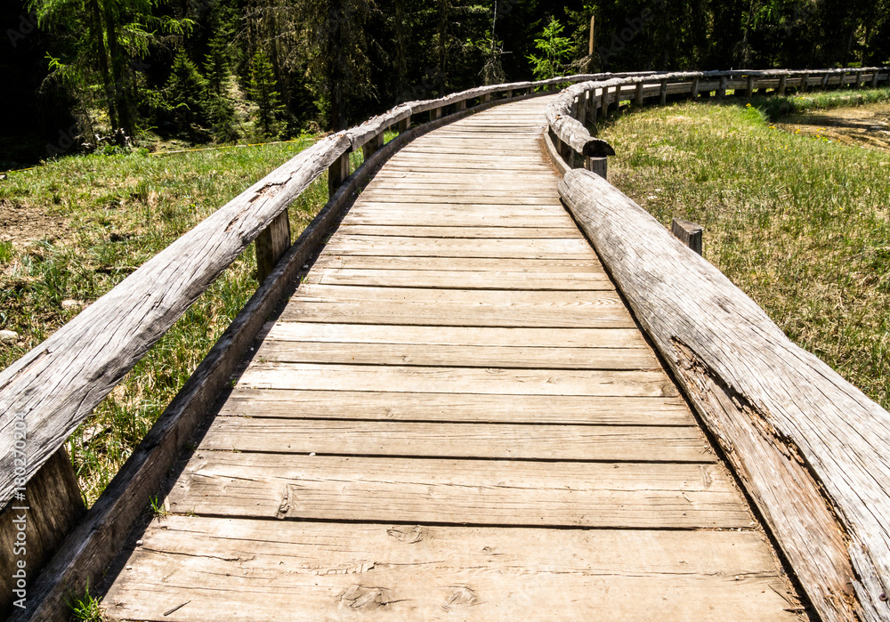 old wooden bridge