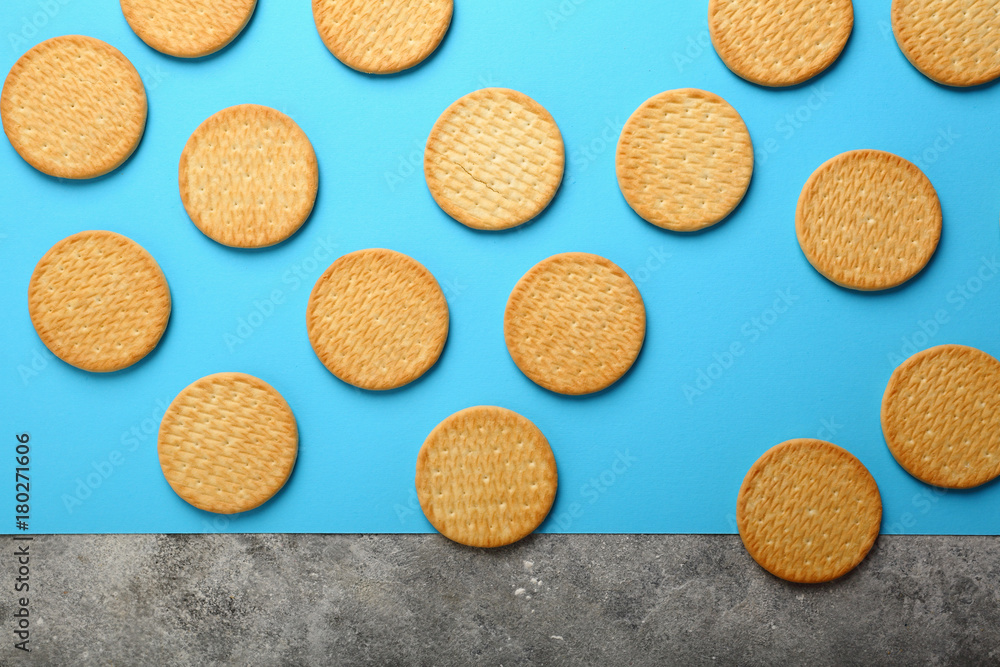 Craker biscuits above Craker biscuits above