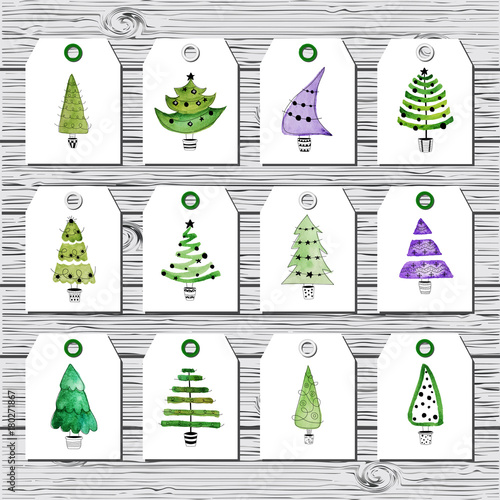 Christmas gift tags.